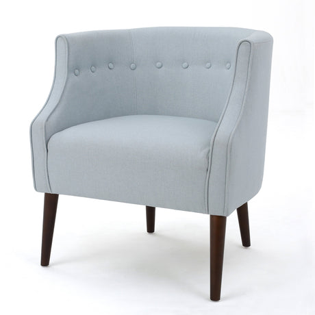 Brandi Fabric Club Chair, Light Sky