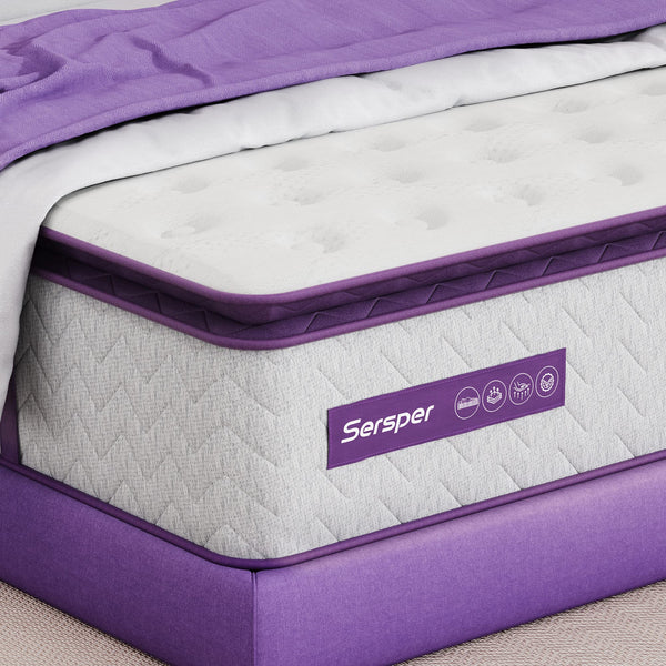 10 Inch Memory Foam Hybrid Pillow Top Twin Mattress - 5-Zone Pocket Innersprings
