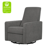 Piper Upholstered Recliner and Swivel Glider in Dark Grey