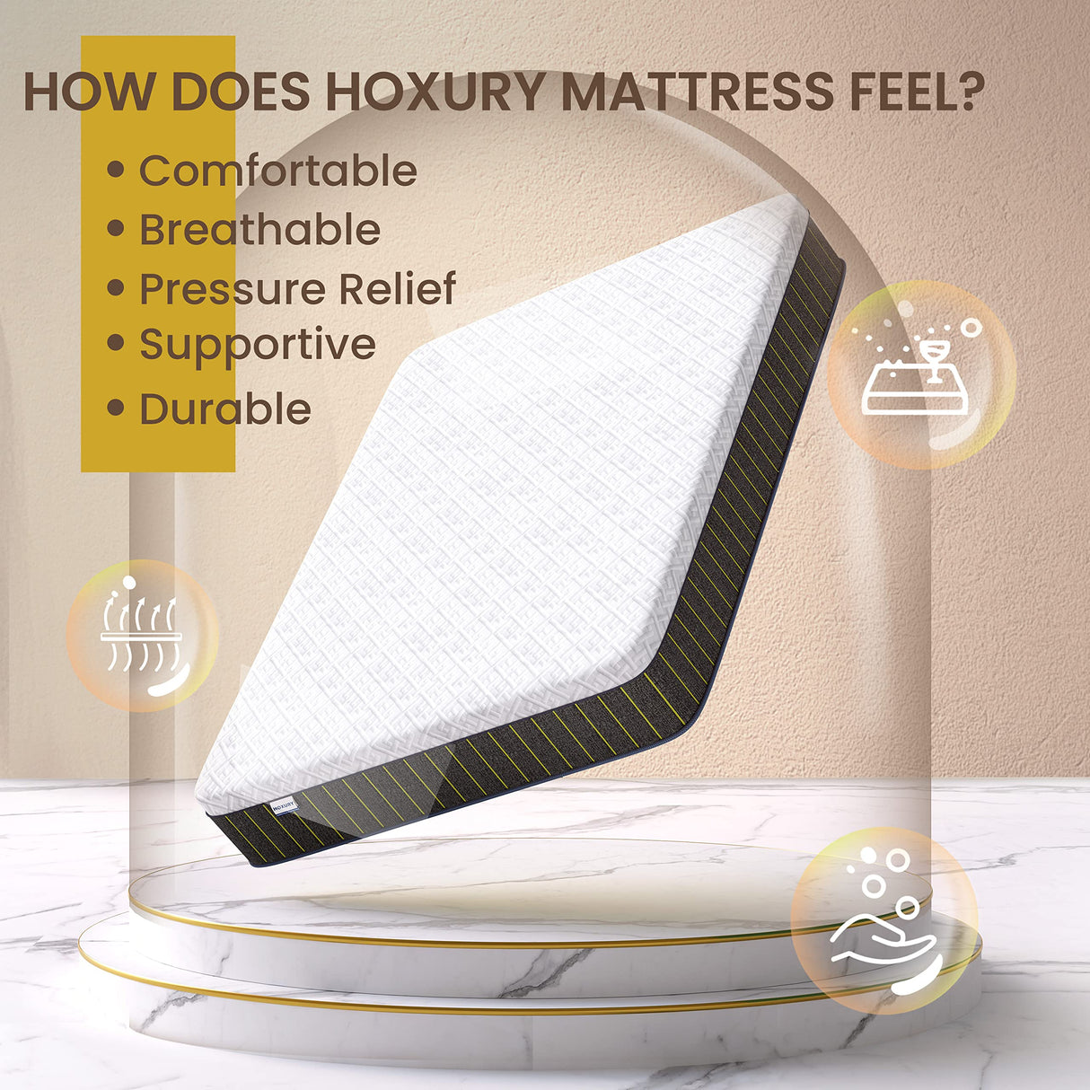 10 Inch Memory Foam Hybrid Mattress in a Box