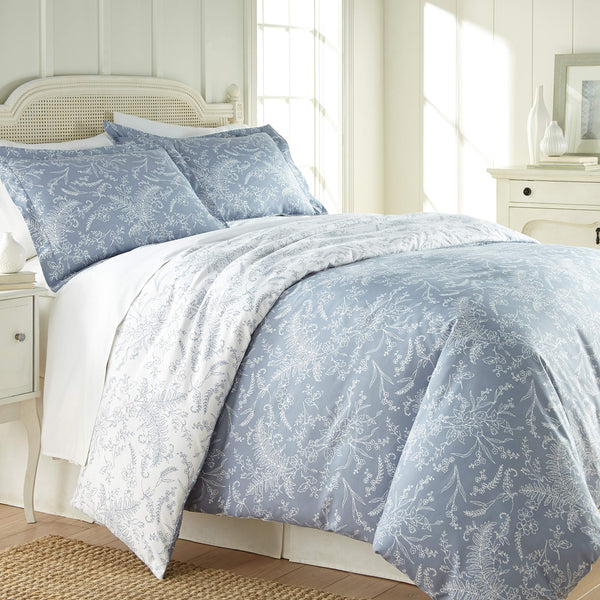 Oversized Comforter Bedding Set Down Alternative All-Season Warmth, Soft Reversible