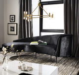 Couture Home Evangeline Modern Glam Black