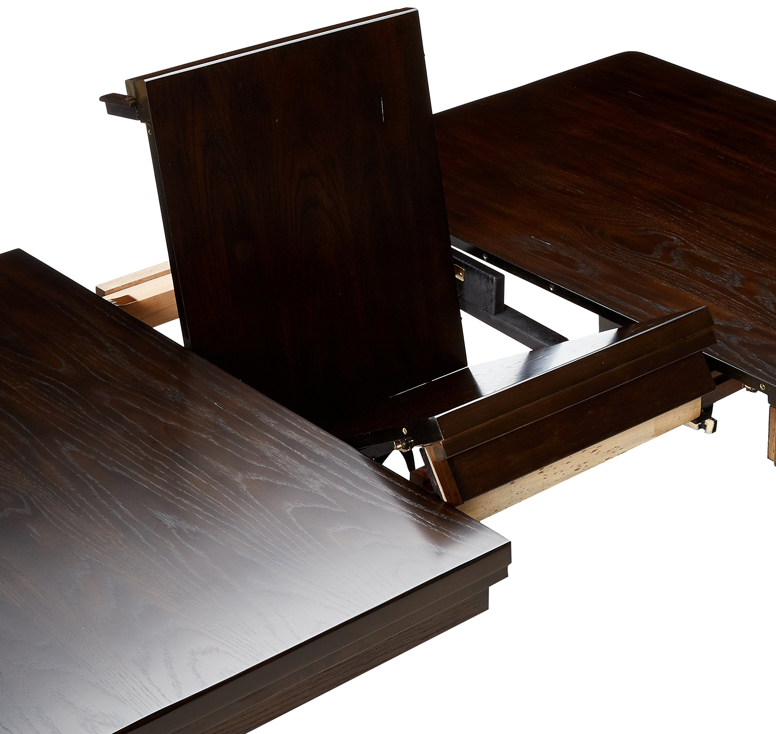 Haddigan Traditional Rectangular Dining Extension Table, Seats up to 8