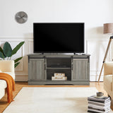 Farmhouse TV Stand wih Storage, 58" Entertainment Center