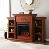 Tennyson Electric Bookcases Fireplace