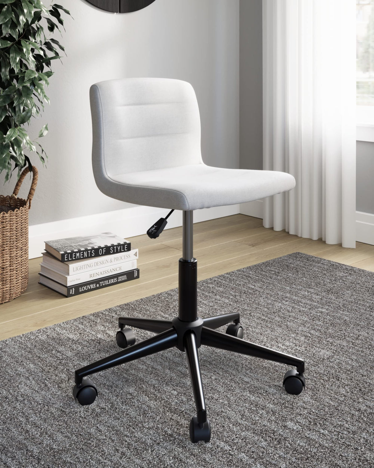 Beauenali Home Office Adjustable Swivel Desk Chair