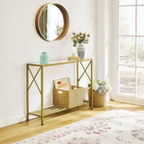 Console Table, entryway Table, Narrow Sofa Table with Shelves