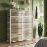 11-Drawer Dresser, Fabric Storage Tower for Bedroom, Hallway, Closets, Tall Chest