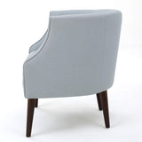 Brandi Fabric Club Chair, Light Sky