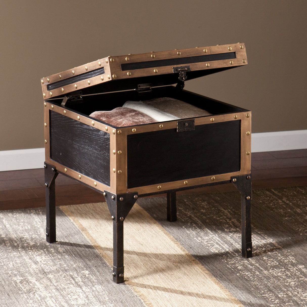 Drifton Travel Trunk End Table