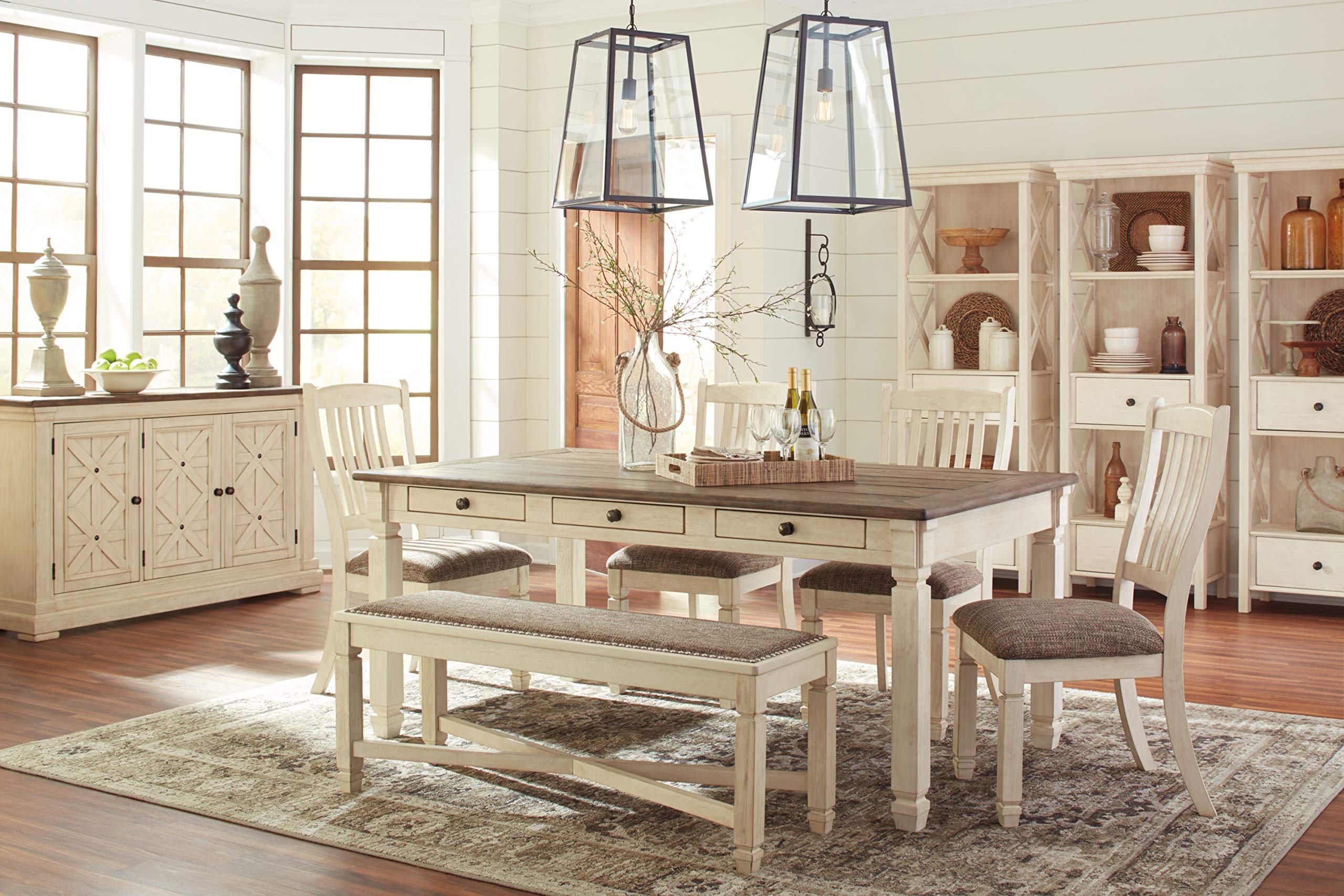 Bolanburg Cottage Chic Display Cabinet or Bookcase