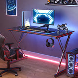 Gaming Desk 32 Inch PC Computer Desk, Home Office Table