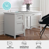 Hutton Shaker Style Home Office Desk with Storage