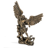 8 Inch Saint Michael Archangel Full Demon Statue Intricate Detail