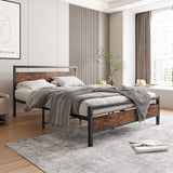 Full Size Bed Frame with Headboard