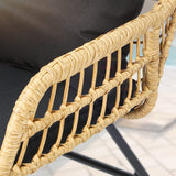 4-Piece Patio Furniture Wicker Outdoor Bistro Set