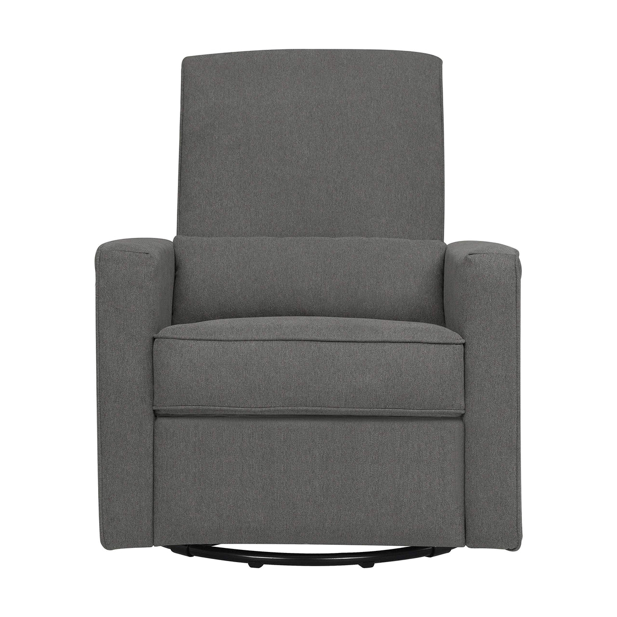 Piper Upholstered Recliner and Swivel Glider in Dark Grey