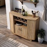 Flora Farmhouse Multi-Storage with 6 Shelves 48 in. Buffet