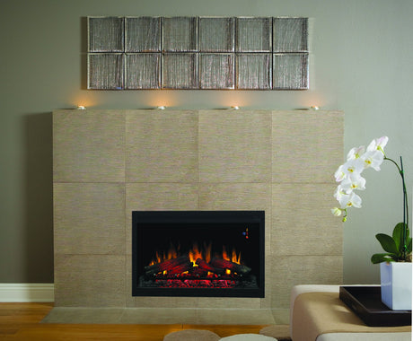 36" Traditional Built in Electric Fireplace Insert