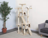 72" Tall Extra Large Cat Tree Kitty Tower Condo Cat House