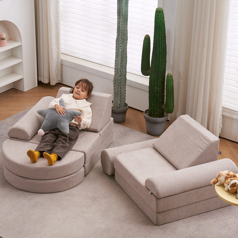 Floor Sofa Modular Furniture for Adults, Playhouse Play Set