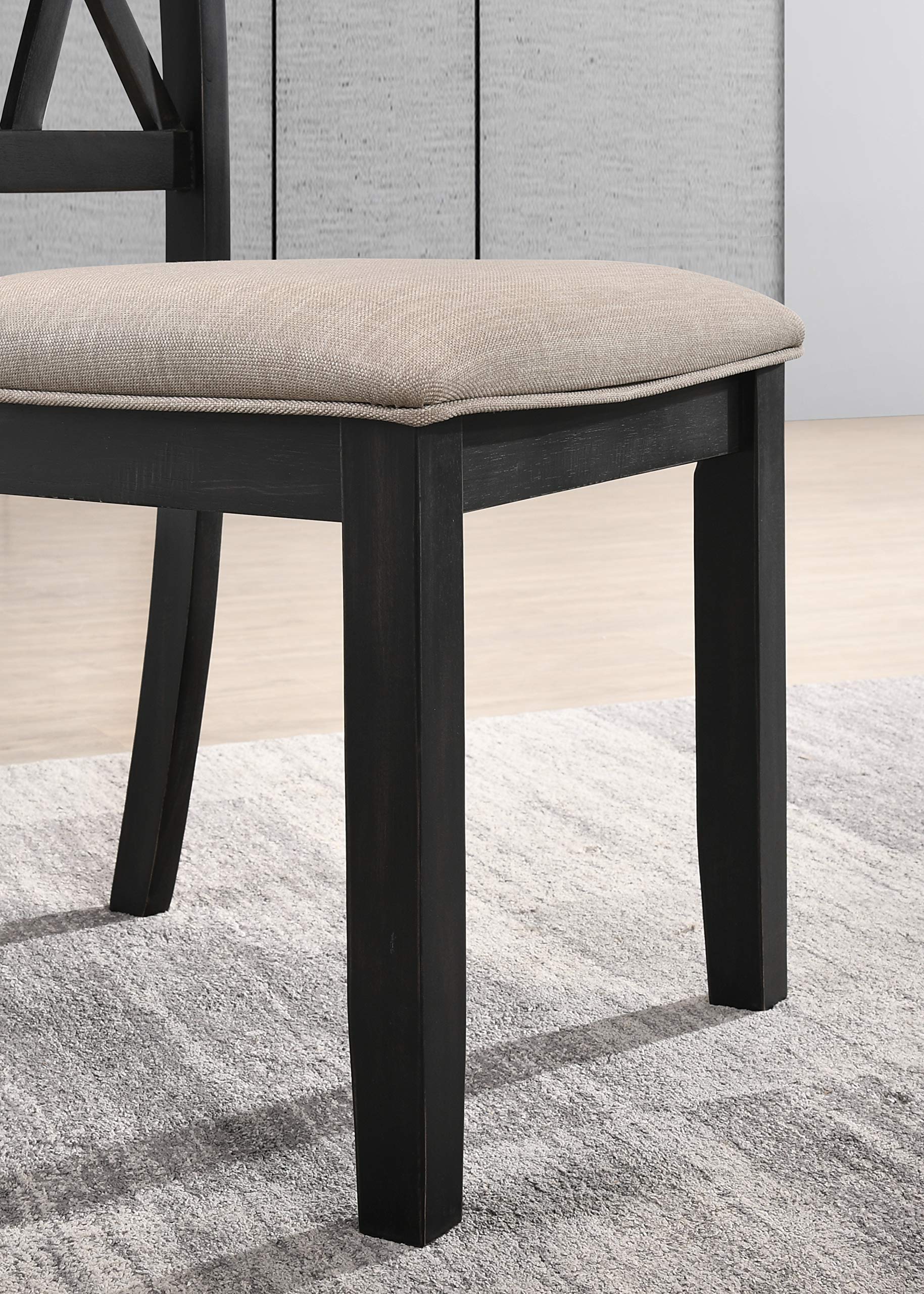 Windvale Fabric Upholstered Dining Chair, Set of 2