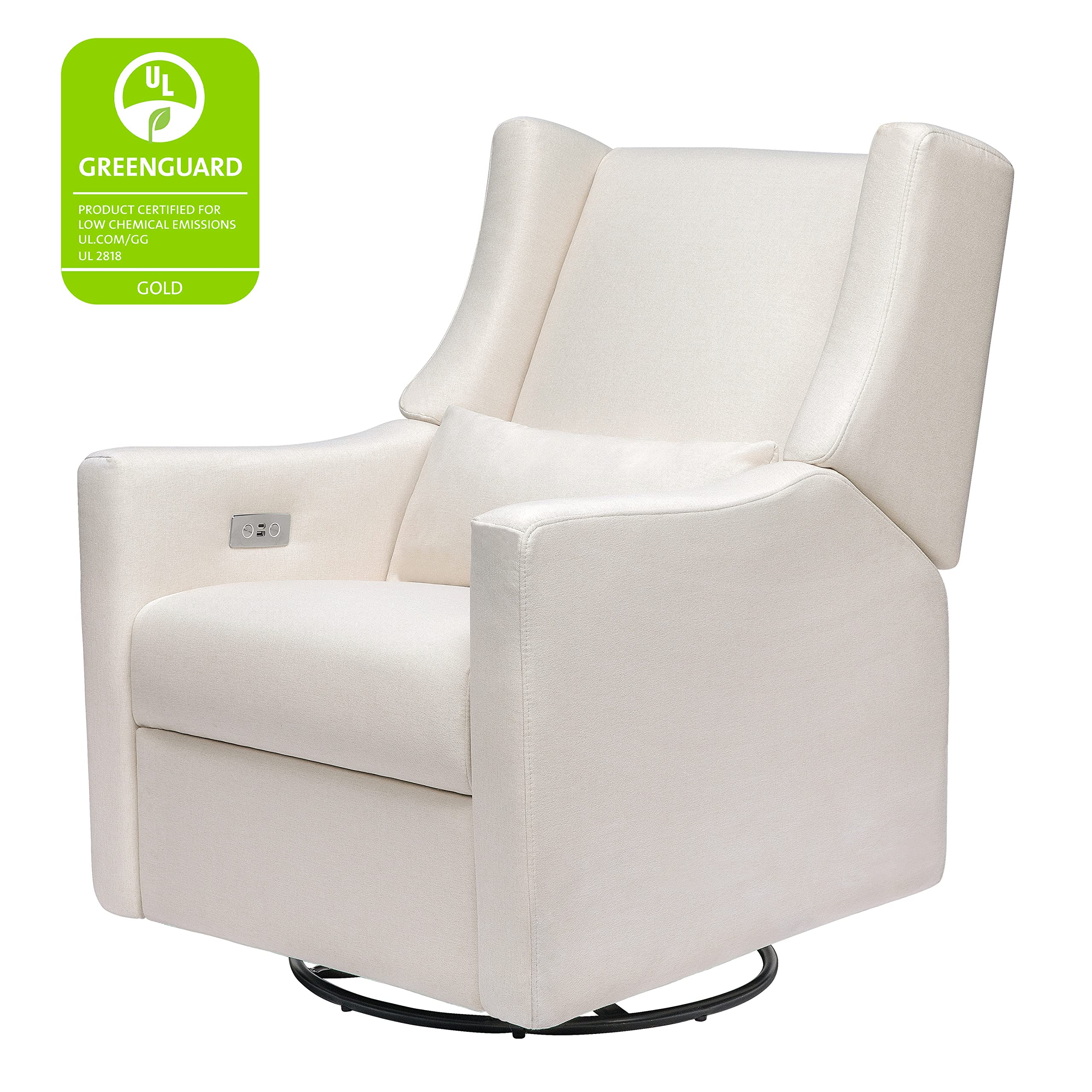 KiwiNest Power Recliner Glider – GREENGUARD Certified & USB Charging
