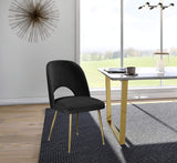 Logan Collection Modern Contemporary Velvet Upholstered Dining Chair