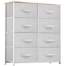 8 Drawers Dresser - Fabric Storage Tower, Organizer Unit for Bedroom, Living Room