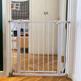 Easy Walk-Thru Safety Gate for Doorways and Stairways with Auto-Close/Hold