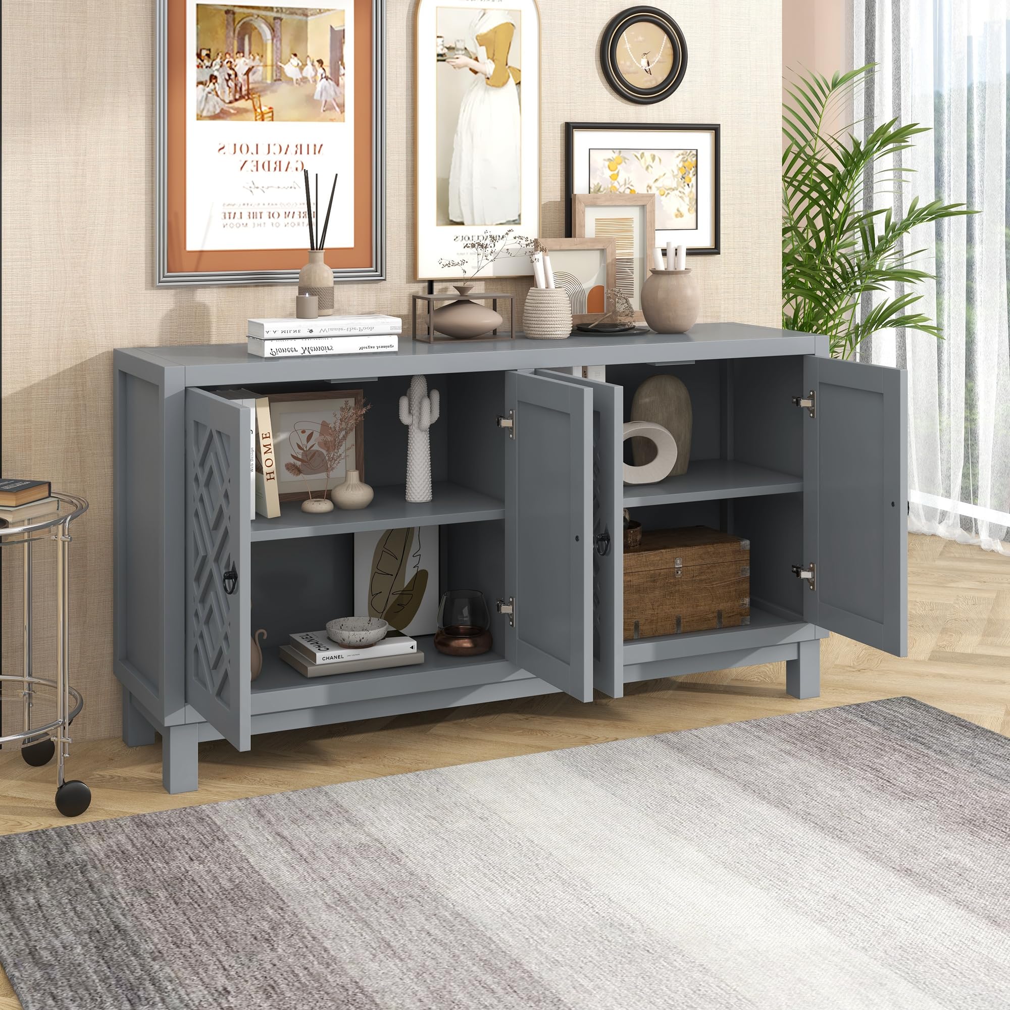Sideboard Buffet Cabinet Large Storage Cabinet