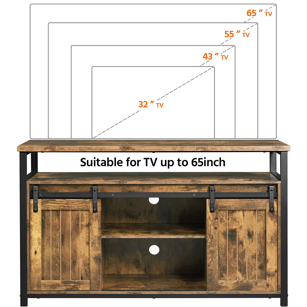 Yaheetech TV Stand Media Entertainment Center