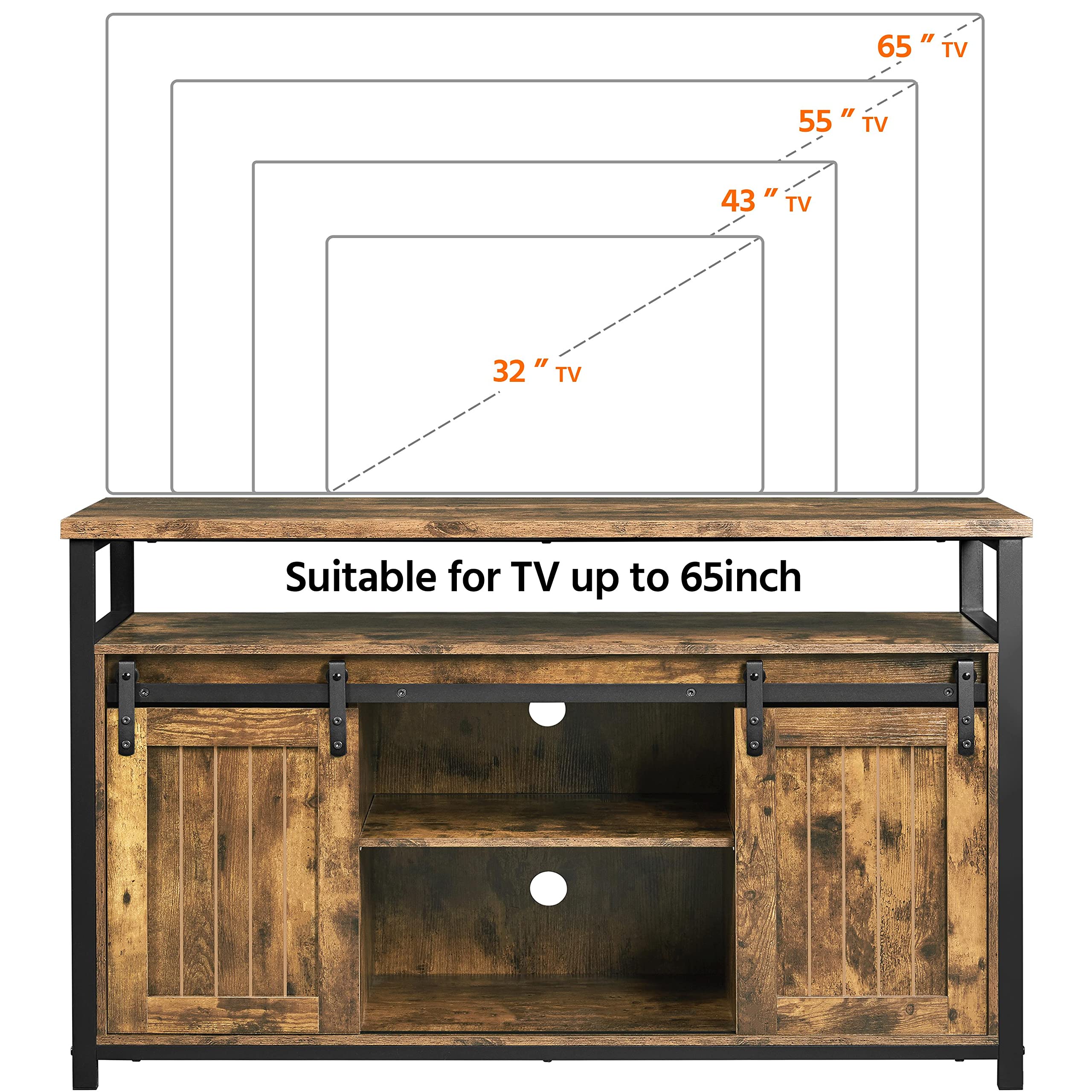 Yaheetech TV Stand Media Entertainment Center