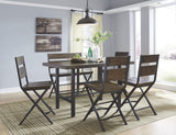 Kavara Modern Industrial Counter Height Dining Room Table