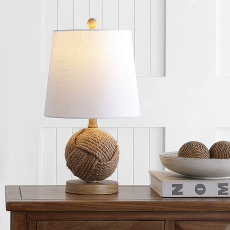 JYL6500A Monkey Fist 18" Rope Ball LED Table Lamp