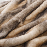 Luxury Faux Fur Throw Blanket, Soft Cozy Mink Fur Blanket for Couch, Sofa, Chair