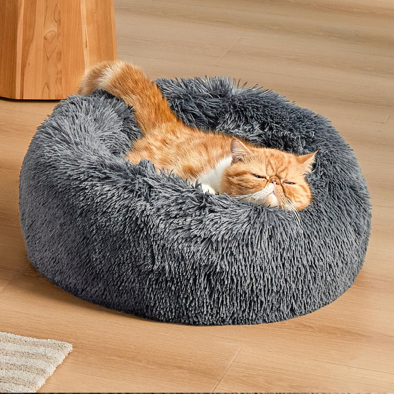 Calming Cat Beds for Indoor Cats - Small, Washable 20 inches