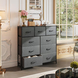 9-Drawer Dresser, Fabric Storage Tower for Bedroom, Hallway, Entryway, Closet, Tall