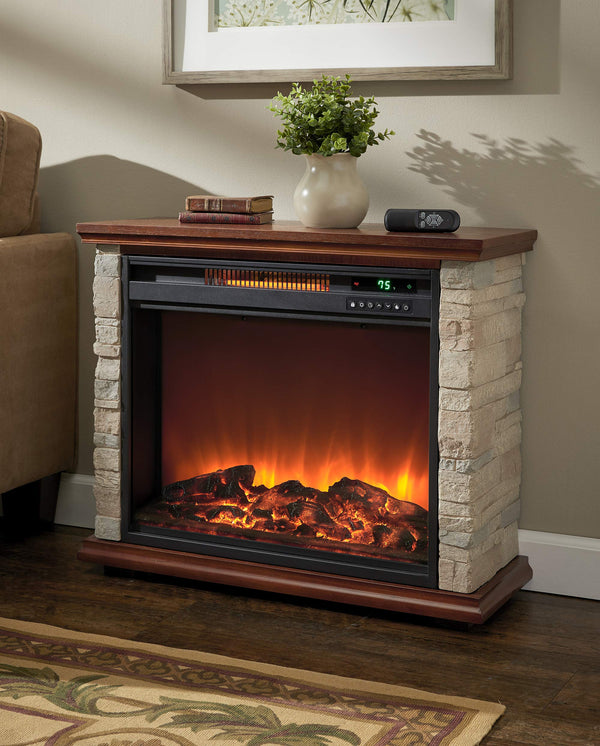 Fireplace Heater for Indoor Use with 3 Heating Elements