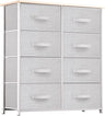 Dresser with 8 Drawers - Fabric Storage Tower, Organizer Unit for Bedroom