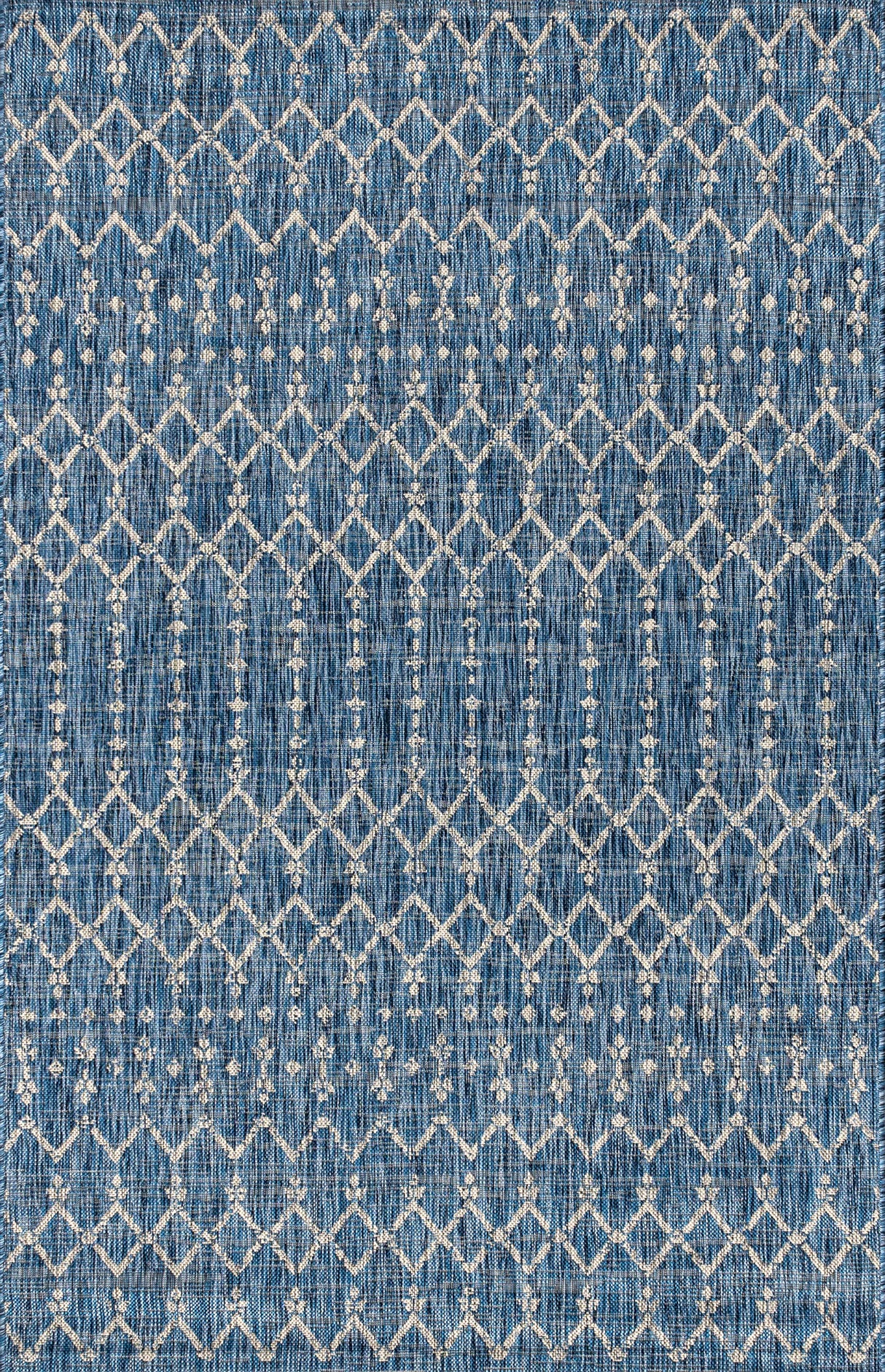 SMB108B-3 Ourika Moroccan Geometric Textured Weave Indoor Area Rug