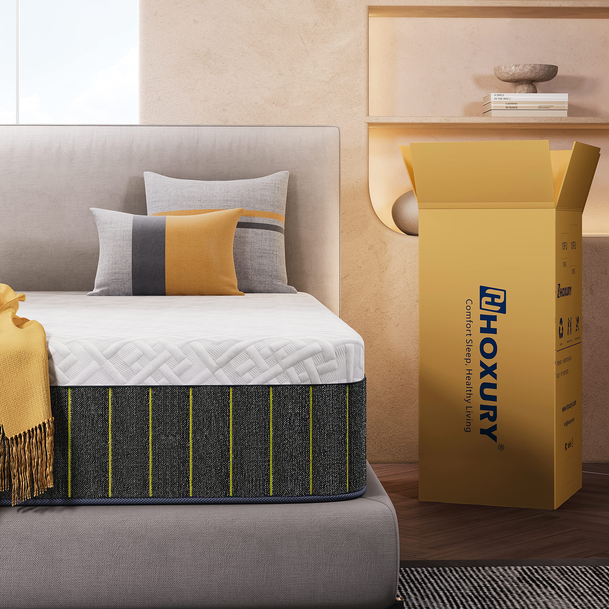 10 Inch Memory Foam Hybrid Mattress in a Box