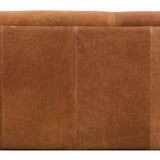 Essex Leather Couch – 89-Inch Leather Sofa with Tufted Back - Full Grain Leather