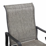 Patio Bistro Armchairs Set of 2 Outdoor Dining Seating Chair