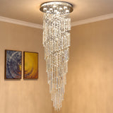 9-Lights K9 Crystal Chandelier Raindrop Chandelier Light Fixture