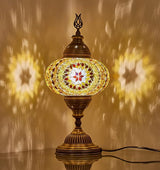 Turkish Moroccan Mosaic Table Bedside Night Lamp