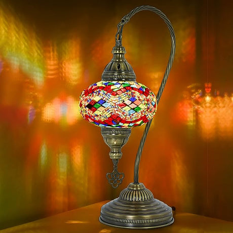 Tiffany Style Mosaic Table Lamp