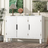 Farmhouse Modern Sideboard Table with Storage, Dining Room Buffet Cabinet