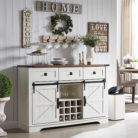 Farmhouse Buffet Cabinet with Storage