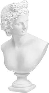 12.5in Greek Statue of Diana, Classic Roman Bust Greek  Sculpture